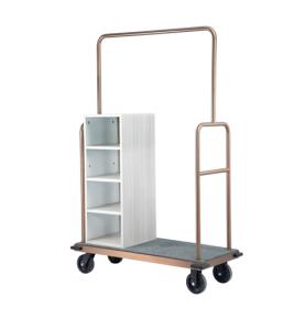 Stainless Steel Hotel Laundry Clothes Delivery Trolley